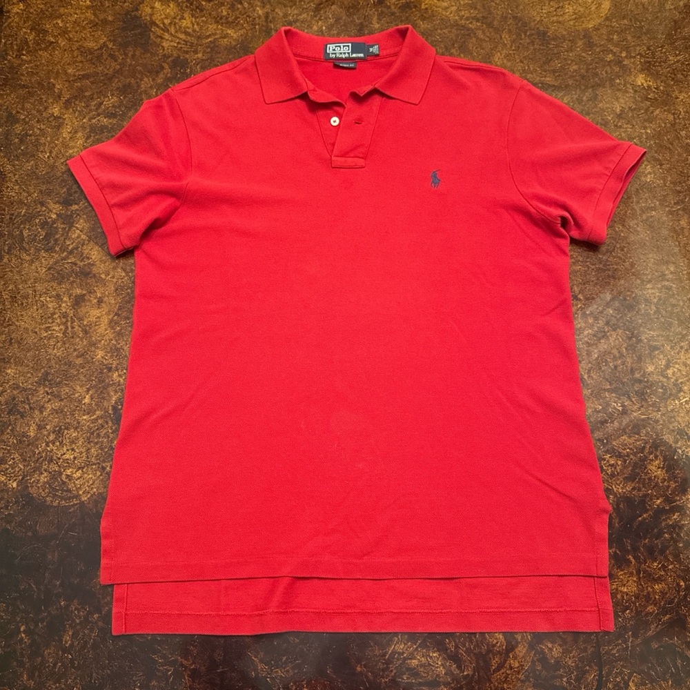Ralph Lauren Red Polo with Embroidered Pony